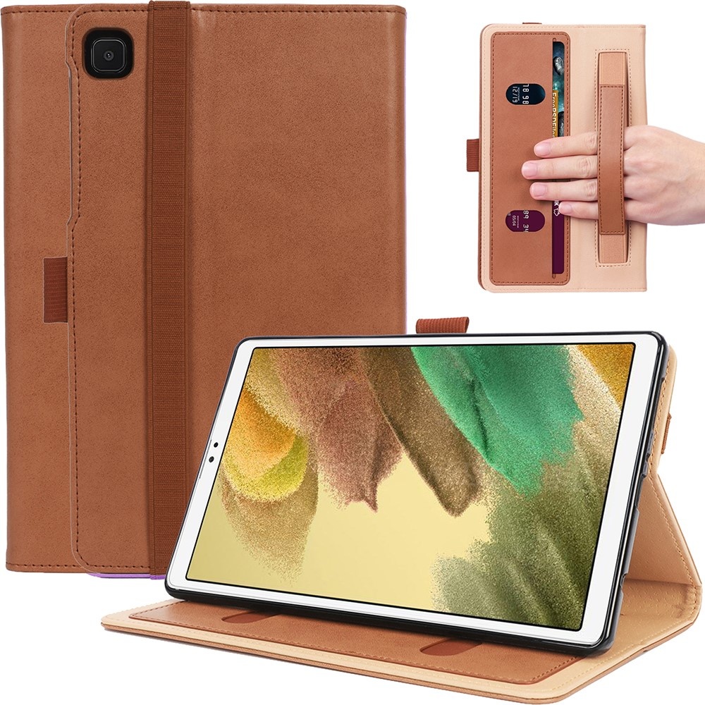 Luxe stand flip sleepcover hoes - Samsung Galaxy Tab A7 Lite - Bruin Top Merken Winkel